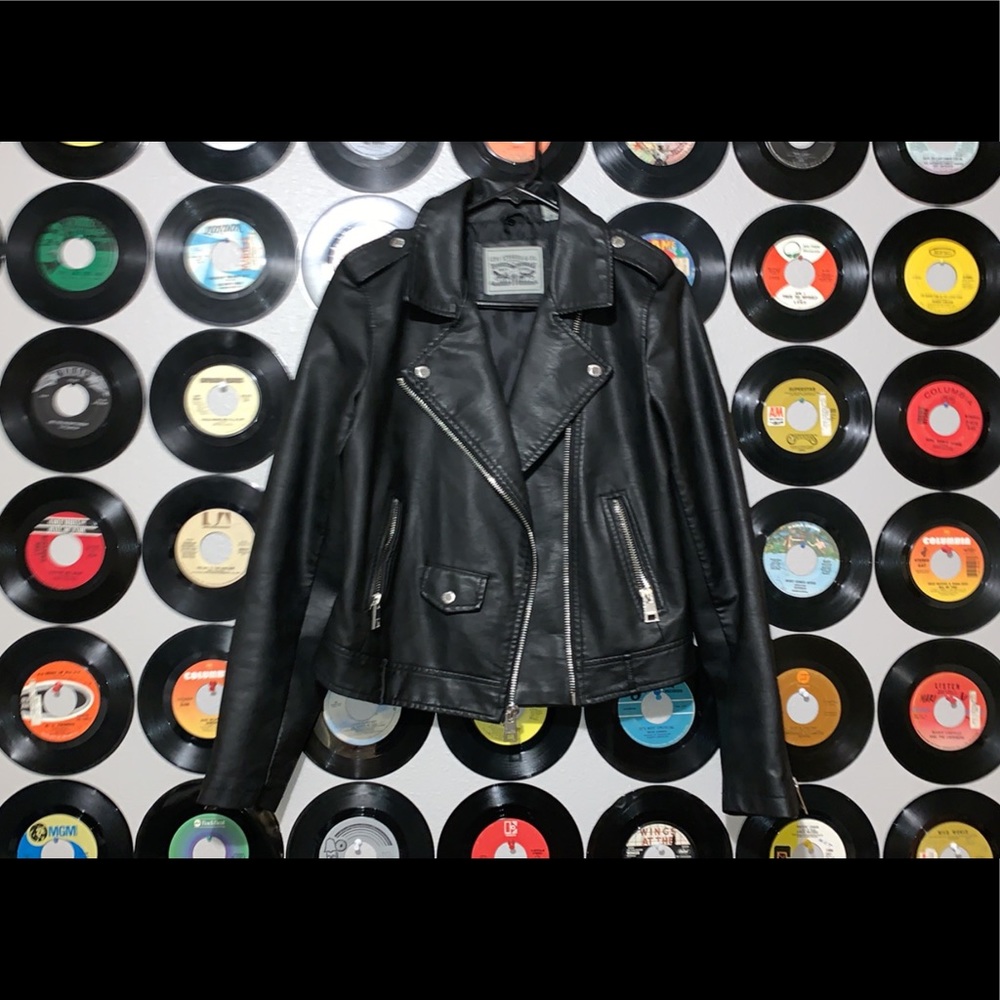 Levi’s Black Leather Jacket